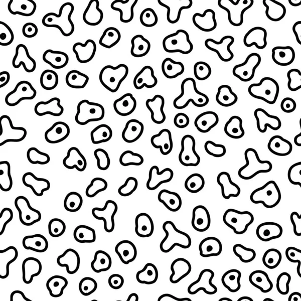 Modèle de corail noir et blanc sans couture. — Image vectorielle