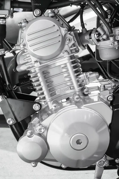 Motorrad Motor Nahaufnahme Detail Hintergrund — Stockfoto
