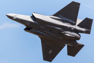 Bize Hava Kuvvetleri F-35a yıldırım, 2018 Royal Uluslararası Hava dövme Raf Fairford Gloucestershire'deki/daki oteller, resimde II.