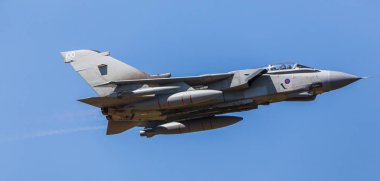 Panavia Tornado GR4 pictured during the RAF100 flypast at the 2018 Royal International Air Tattoo at RAF Fairford. clipart