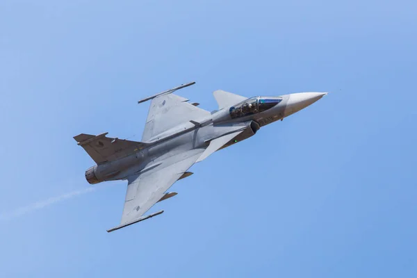 Angkatan Udara Ceko Jas Gripen Ditampilkan Royal International Air Tattoo — Stok Foto
