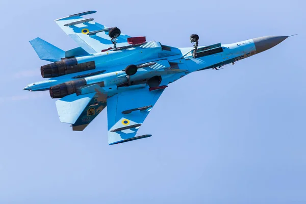 Flanker Fuerza Aérea Ucraniana Fotografiado Royal International Air Tattoo 2018 — Foto de Stock