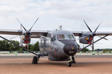 Polonya Donanma bir-28b1r Bryza raf Fairford at 2019 Royal Uluslararası Hava dövmesi yakalanan.