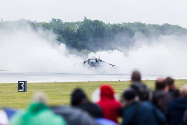 Marine Espagnole Eav Harrier Capturé Lors Royal International Air Tattoo — Photo