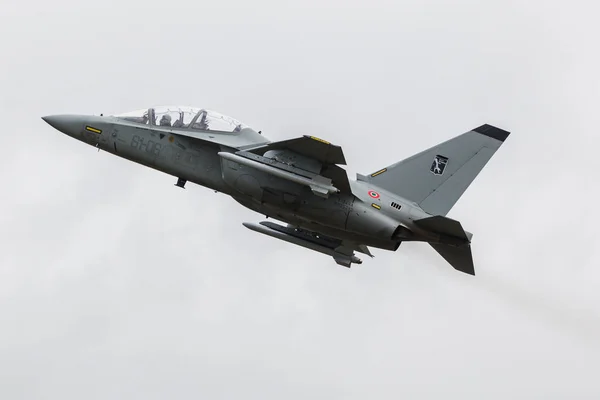 Maestro 346A Fuerza Aérea Italiana Capturado Royal International Air Tattoo —  Fotos de Stock