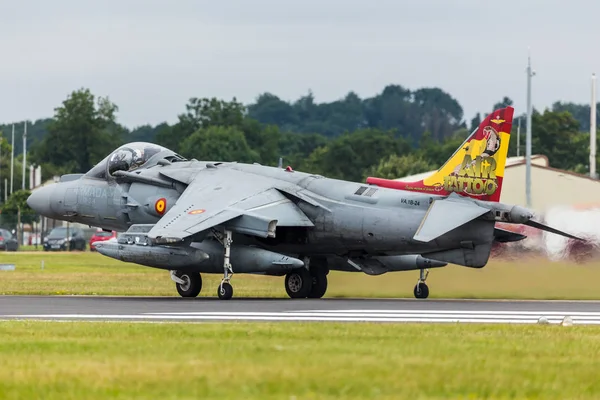 Spanish Navy Eav Harrier Captured 2019 Royal International Air Tattoo — Stock Photo, Image
