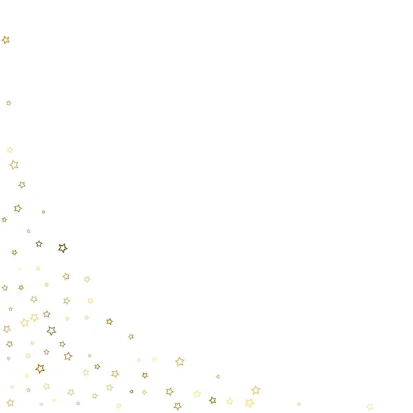 Brillo de oro confeti brillo — Vector de stock