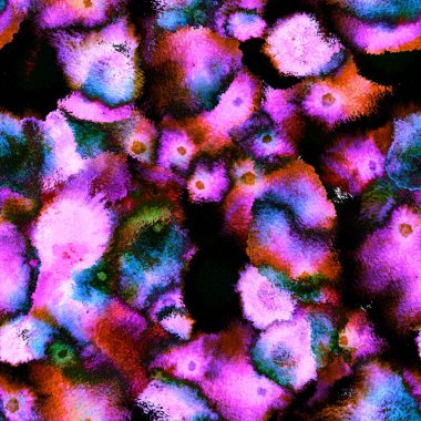 Gerçeküstü psikedelik fırça dokusu sürrealistik kusursuz desen