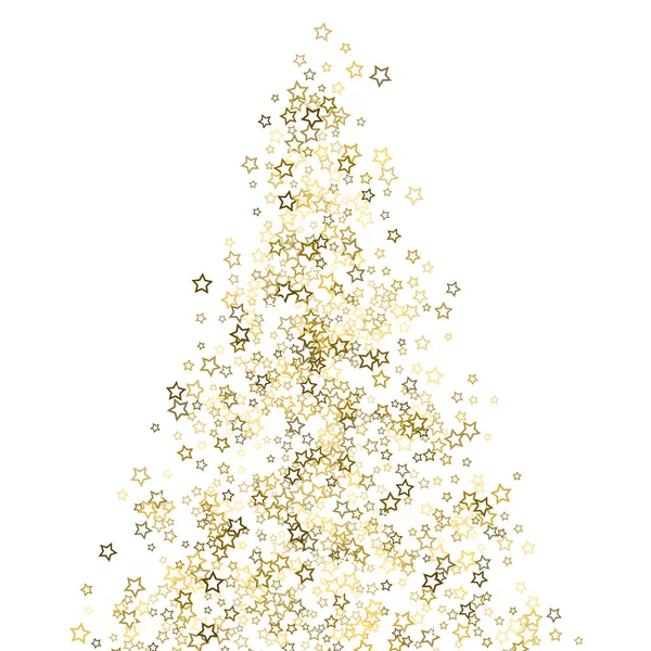 Gouden glitter confetti schitteren — Stockvector