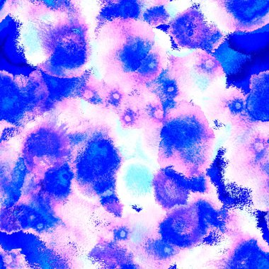 Pastel desenli ıslak boya kusursuz soyut desenli fırça sıçrama çizimleri