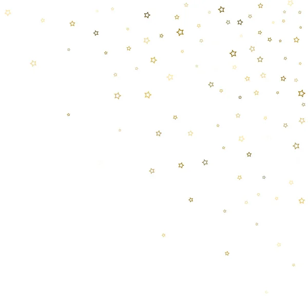 Brillo de oro confeti brillo — Vector de stock