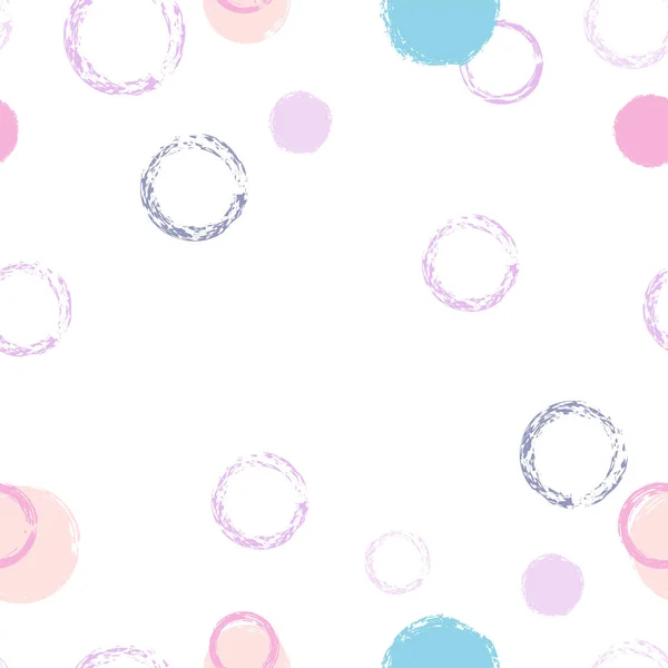 Pois pastel motif sans couture — Image vectorielle