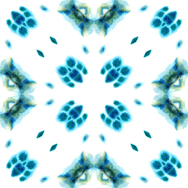 Блакитний геометричний водяний колір. Seamless Pattern.Surface Ornament. — стокове фото