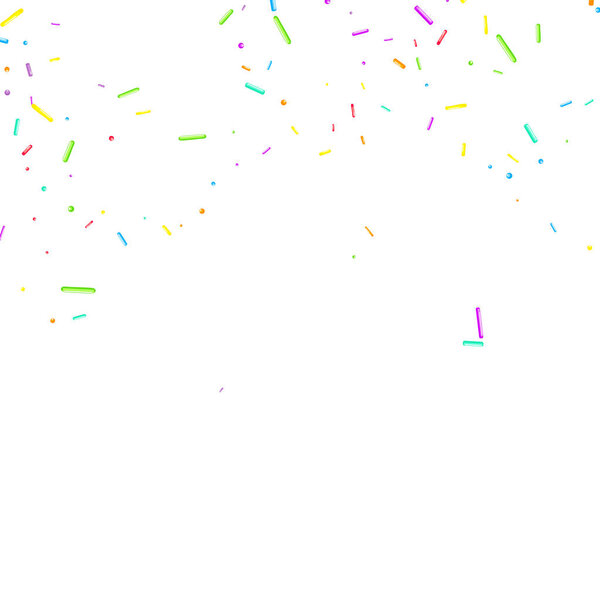 Sprinkles grainy. Cupcake donuts, dessert, party