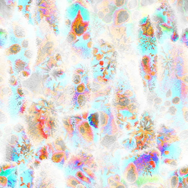 Surreal mágica cósmica incomum sem costura aquarela padrão interminável repetição — Fotografia de Stock