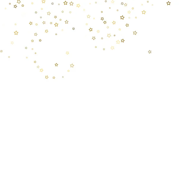 Brillo de oro confeti brillo — Vector de stock