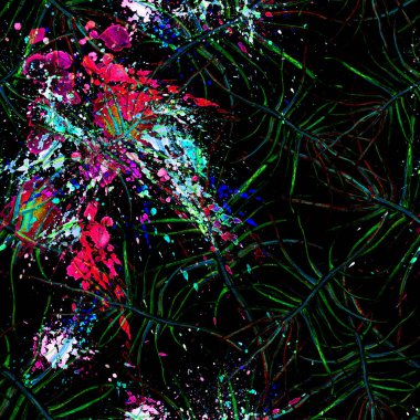 Orman Yazı Kusursuz Desen.