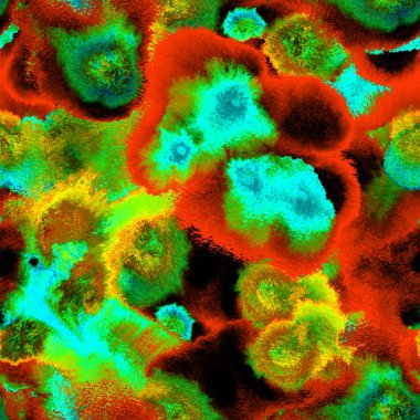 Gerçeküstü psikedelik fırça dokusu sürrealistik kusursuz desen