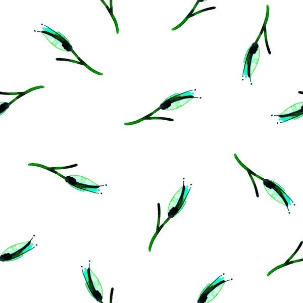 Naadloze patroon lente tulp — Stockfoto