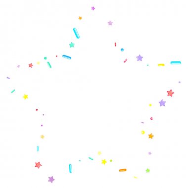 Kek serpme vektörü düşüyor