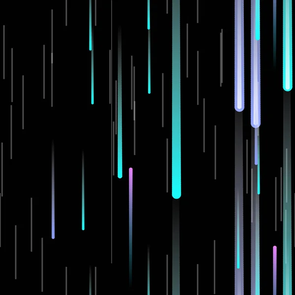 Snel effect. Beweging Neon. Naadloos patroon. Glitch — Stockvector