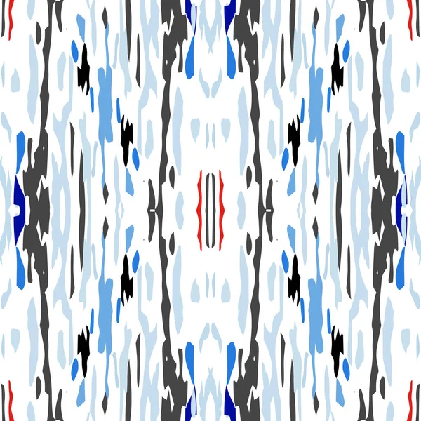 Ikat nahtlose geometrische Muster shibori — Stockvektor