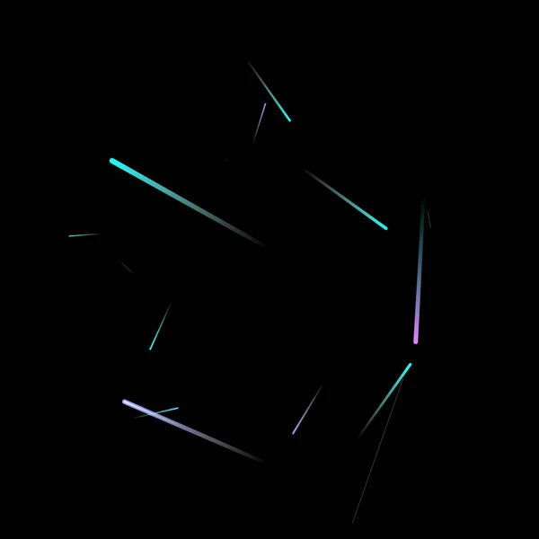 Rychlý efekt. Pohyb Neon Light Movement static — Stockový vektor