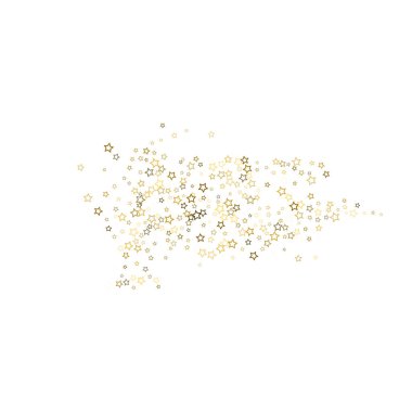 Altın parıltısı konfetisi parlıyor