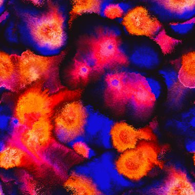 Gerçeküstü psikedelik fırça dokusu sürrealistik kusursuz desen