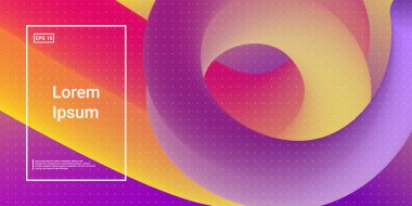 Akışkan Parıltı Efekti ile Modern Dinamik Akış Şekilleri.