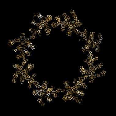 Altın parıltısı konfetisi parlıyor