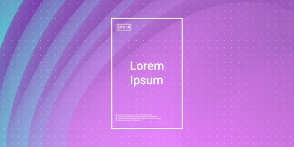 Kreativa layoutflödesformer. Minimal geometrisk gradient — Stock vektor