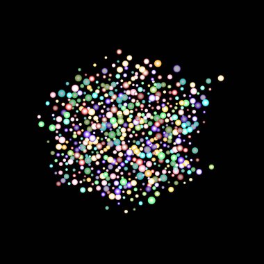 Parıldayan parlak gökkuşağı