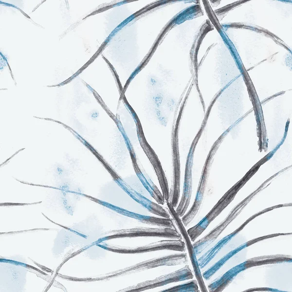 Tropical Blue Seamless Pattern