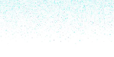 Mavi, turkuaz, turkuaz parıltılı yıldız konfetisi