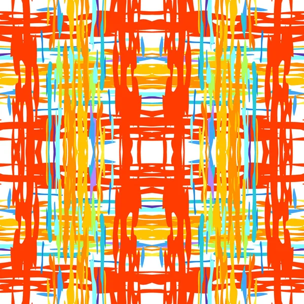 Ikat sömlös geometrisk mönster shibori yta — Stock vektor