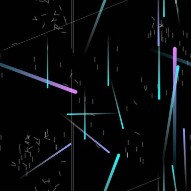 Hızlı Etki. Neon Hareketi. Kusursuz desen. Arıza