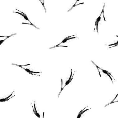 Siyah ve beyaz yay pürüzsüz desen