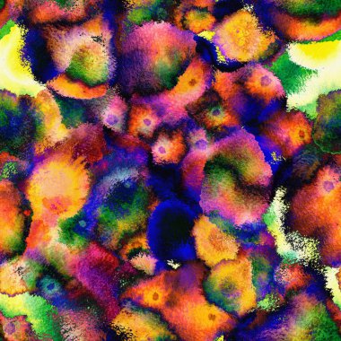 Gerçeküstü psikedelik fırça dokusu sürrealistik kusursuz desen