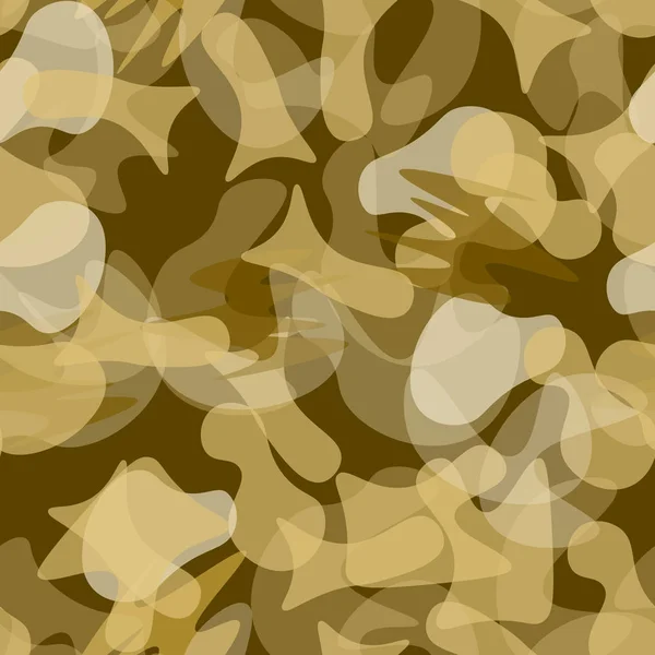 Camouflage Seamless Pattern. Kamuflase Militer - Stok Vektor