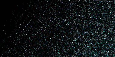 Mavi, turkuaz, turkuaz parıltılı yıldızlar, konfeti.