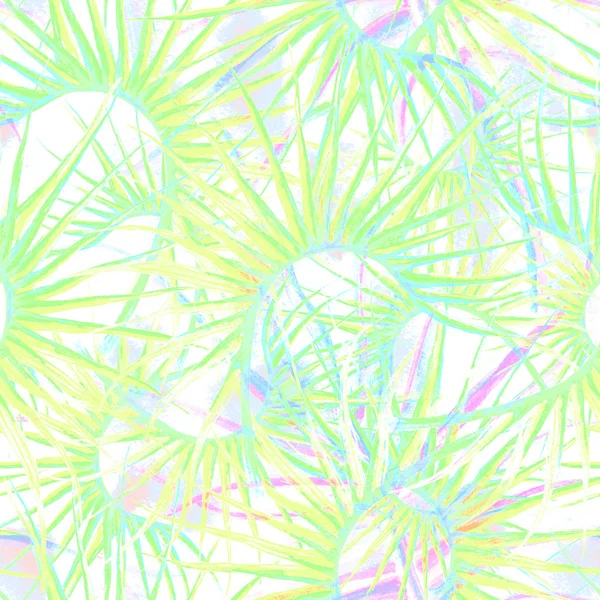 Tropische Pastell nahtlose Muster. Sommerdschungel — Stockfoto