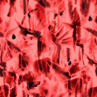 Tropikal orman egzotik çiçek desenleri parlak, pürüzsüz desenler sonsuz tekrarlar.