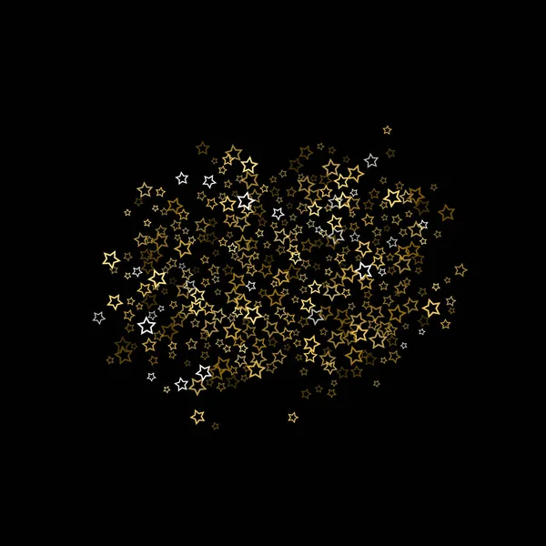 Scintillio di coriandoli glitter oro — Vettoriale Stock