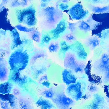 Pastel desenli ıslak boya kusursuz soyut desenli fırça sıçrama çizimleri