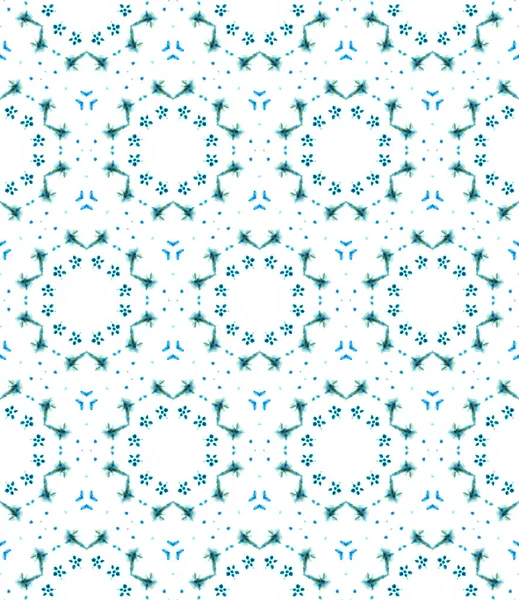 Синий геометрический акварель. Поверхностный орнамент. — стоковое фото