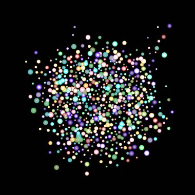 Parıldayan parlak gökkuşağı