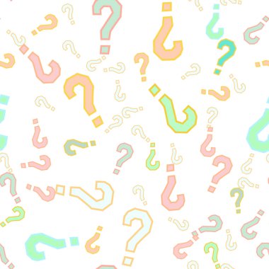 Kusursuz bir örnek. Soru işaretleri, şüphe, faq