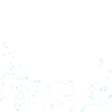 Mavi, turkuaz, turkuaz parıltılı yıldız konfetisi