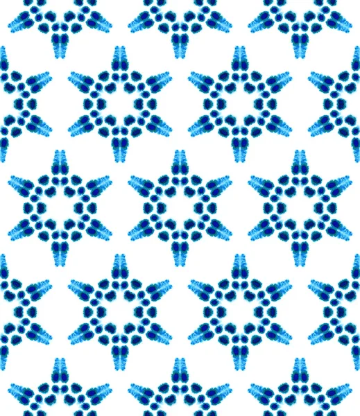 Acquerello geometrico blu. Modello senza cuciture. Decorazione di superficie. — Foto Stock